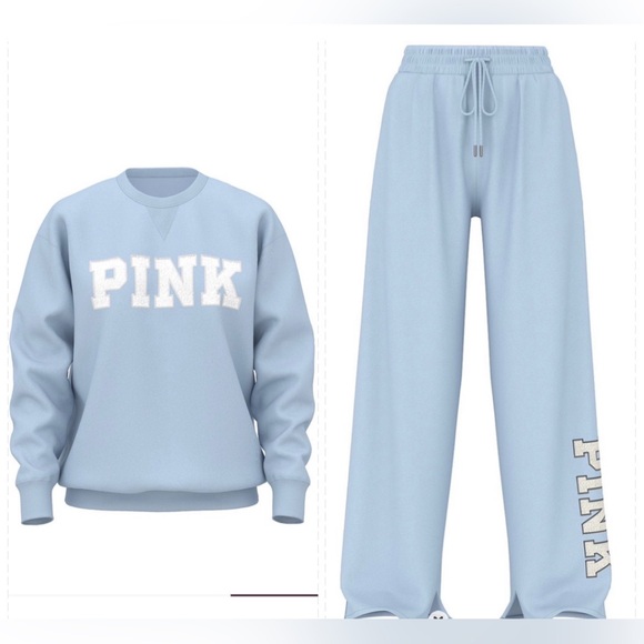 Nwts VS PINK women’s matching set~top and sweatpants - Picture 1 of 4